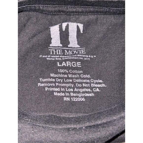 IT The Movie Pennywise The Clown They All Float Graphic T Shirt Size L #13 - Picture 3 of 3